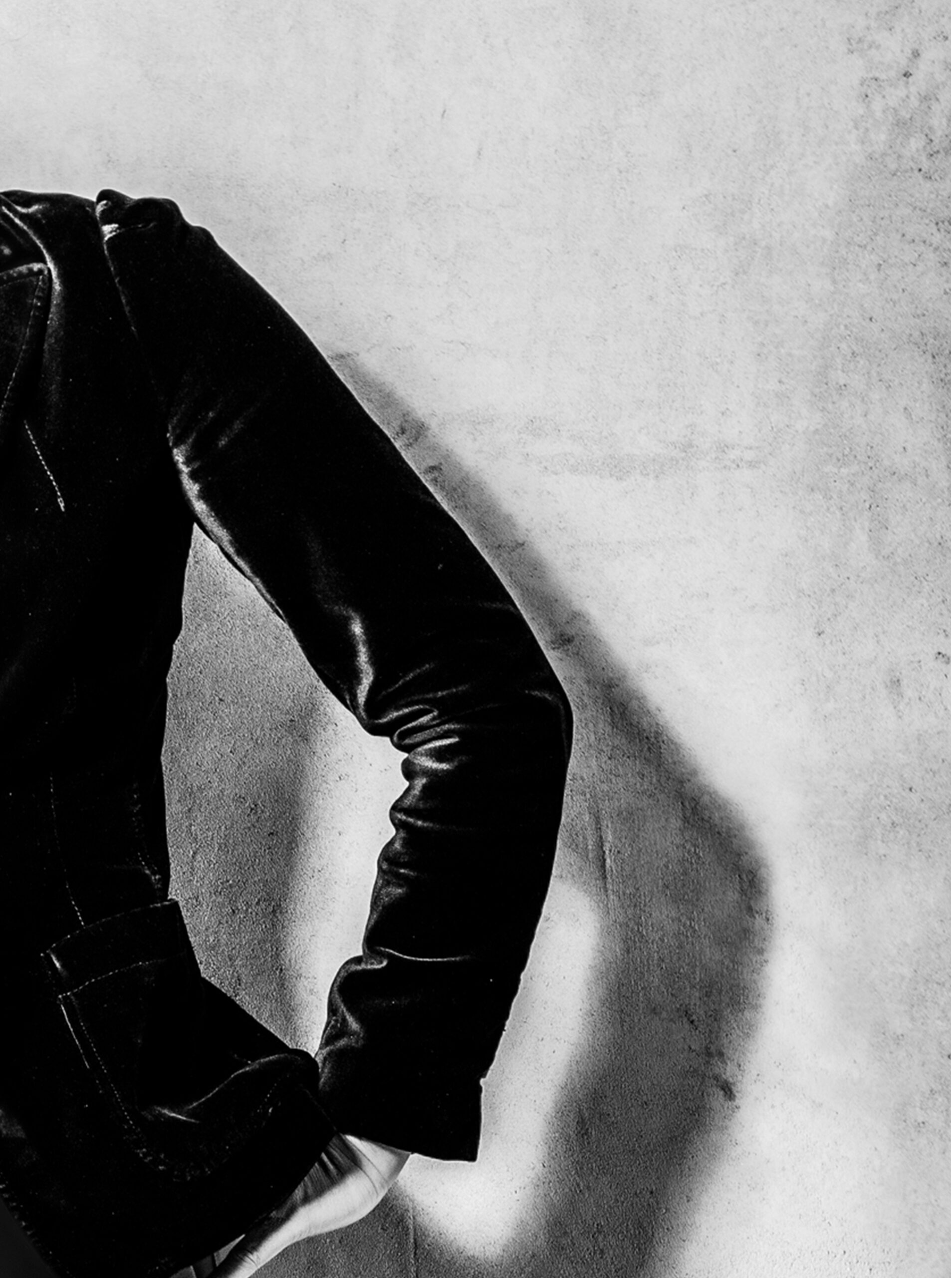 Model photography daylight black and white woman