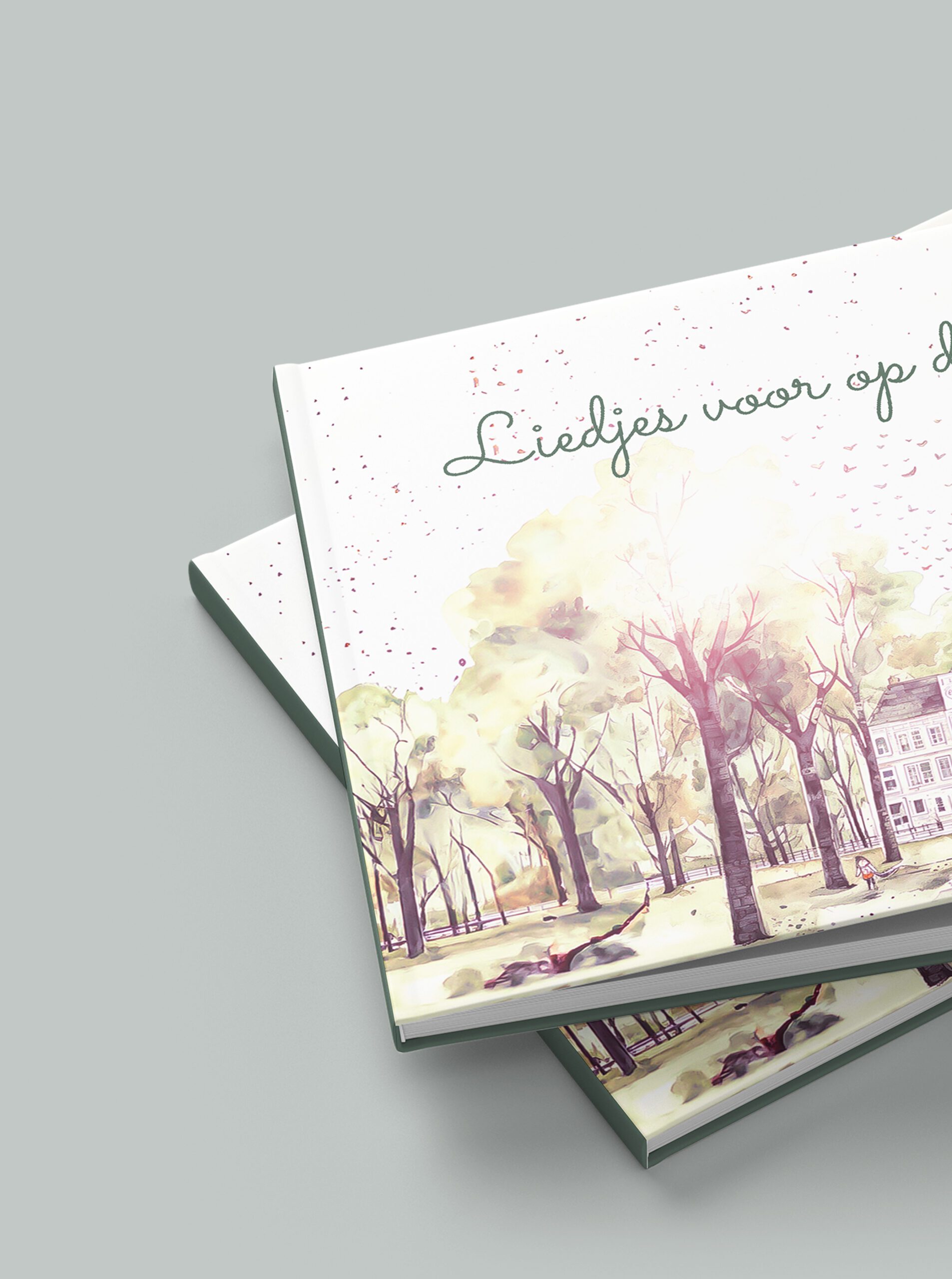 Songs Schoolbook illustraties Cover AI cats dansing school book children songs artificial intelligence drawing forest