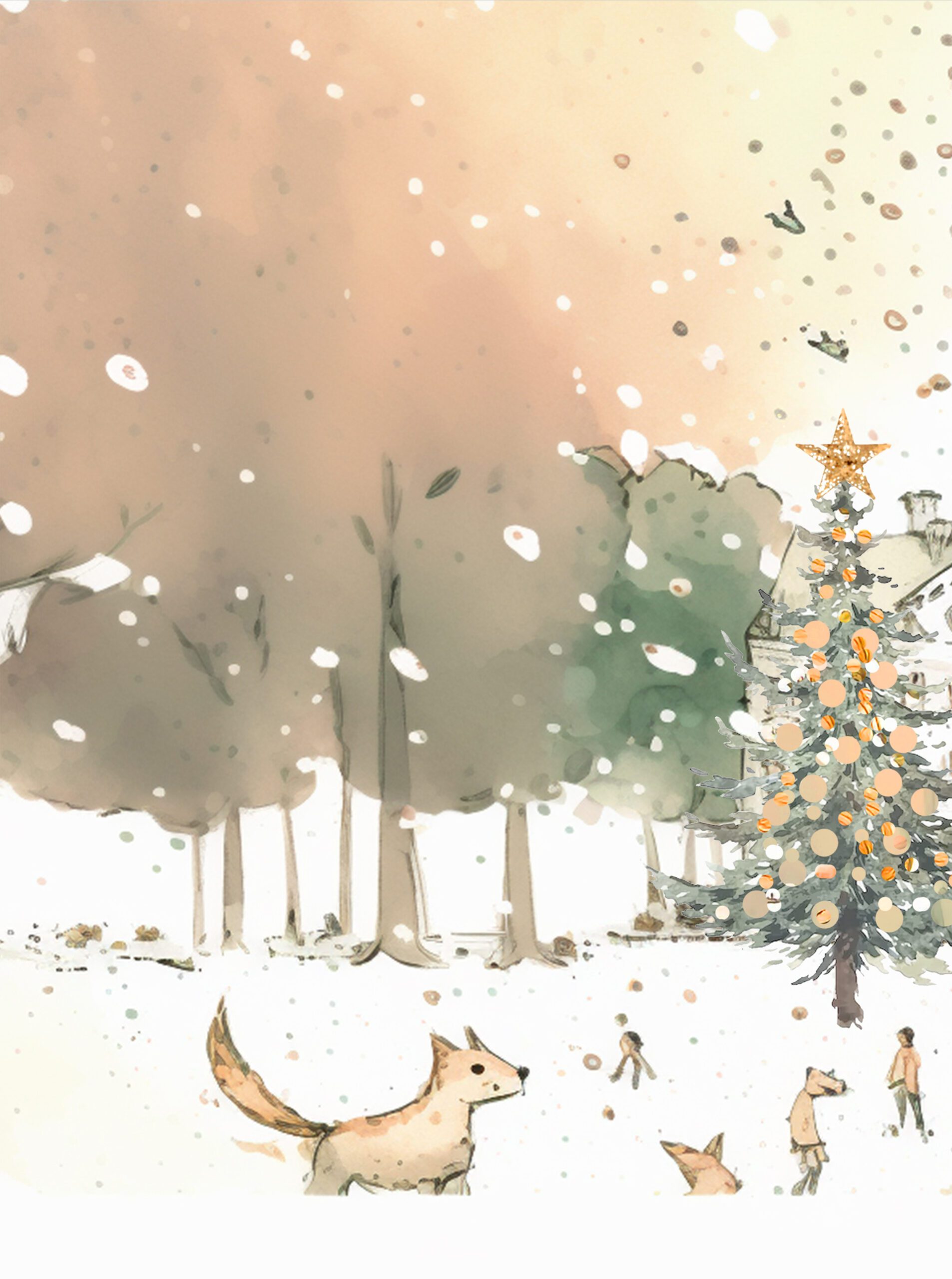 Songs Schoolbook illustrations AI cats dansing school book children songs artificial intelligence christmastree children playing